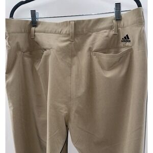 Adidas Men's Golf Pants Size 36x32 Beige Stretch‎ Waistband